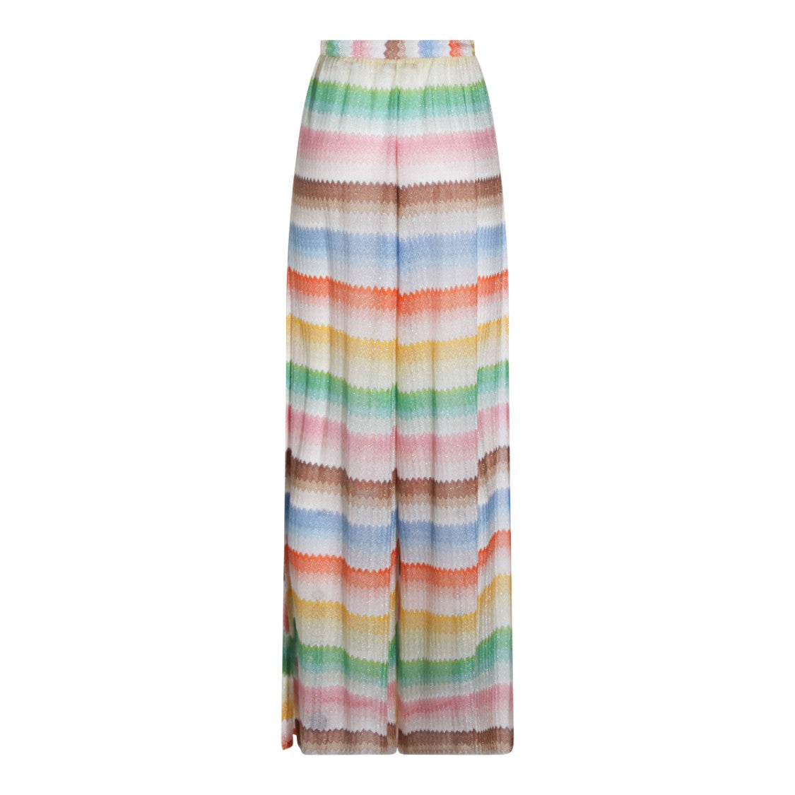 Missoni Wide-Leg Trousers With Zigzag Pattern