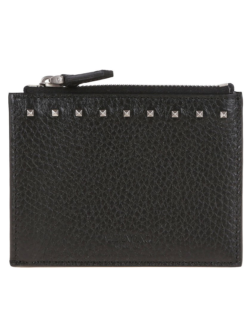 Valentino Garavani Grained Calfskin Coin Purse