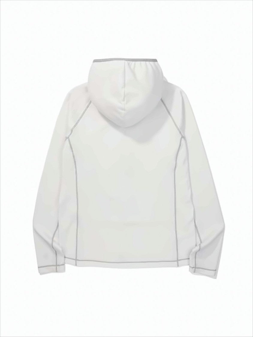 Sierra Designs Two-Tone Hooded Activewear Jacket With Thumb Holes