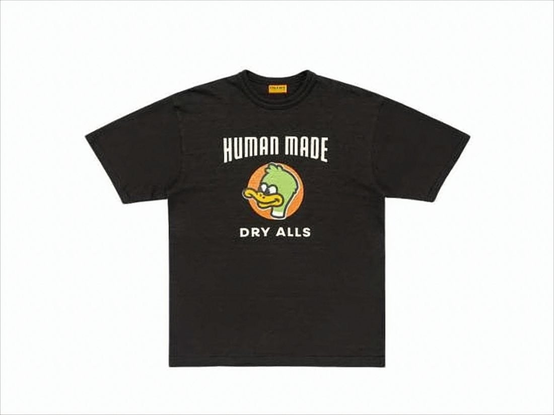 Humanmade Graphic Black Cotton T-Shirt