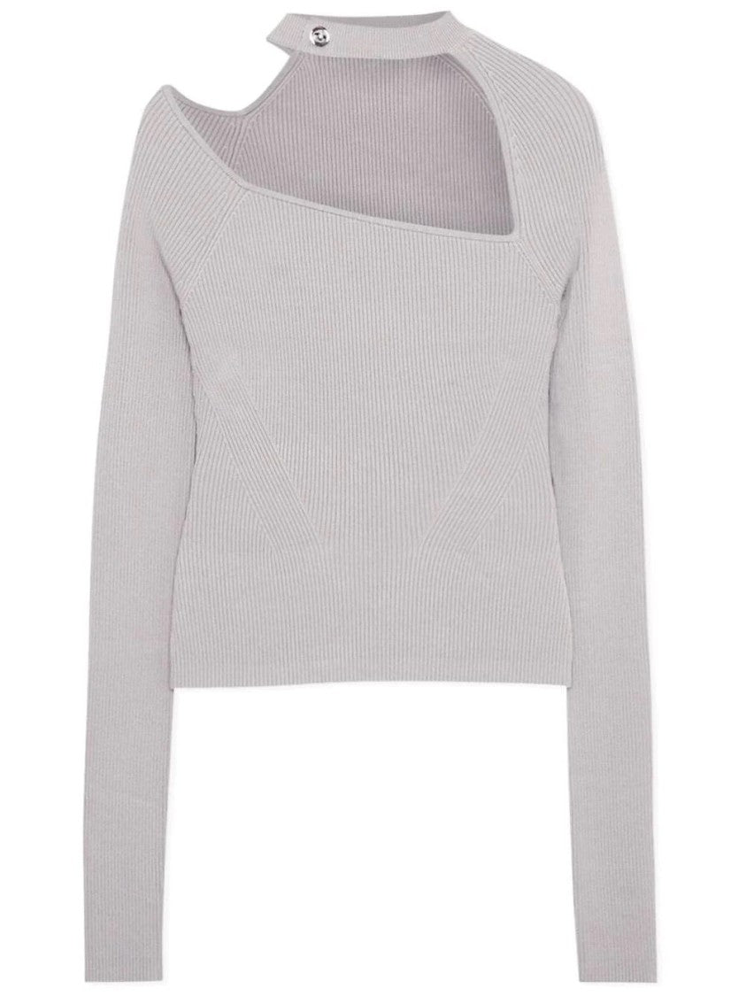 Jonathan Simkhai Asymmetrical Mockneck Top