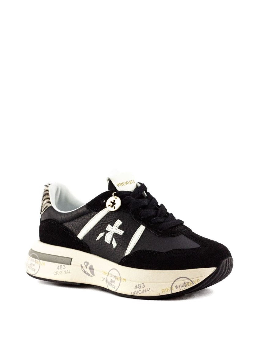 Premiata Nero Sneakers With Luxe Leather