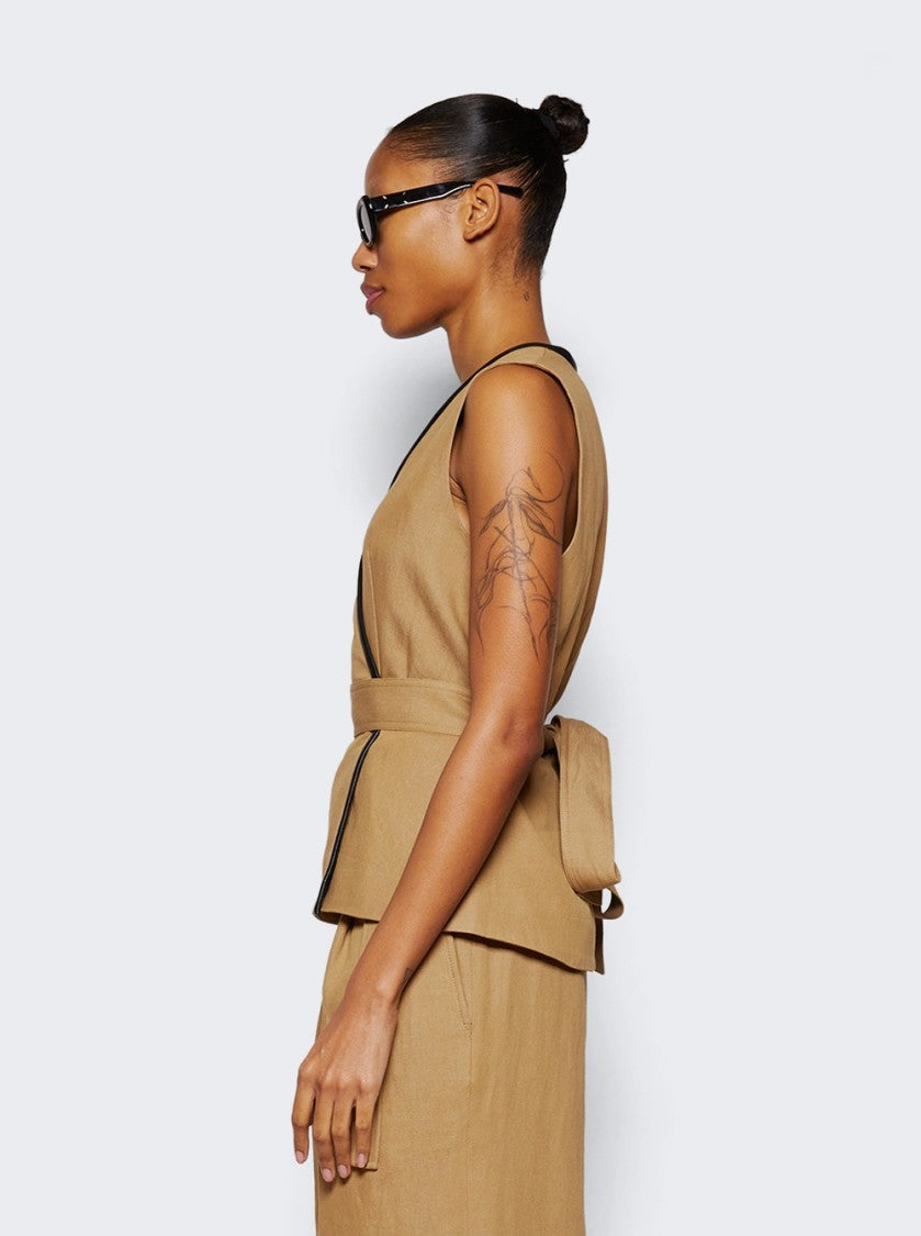 Proenza Schouler Elliot Top Hazelnut