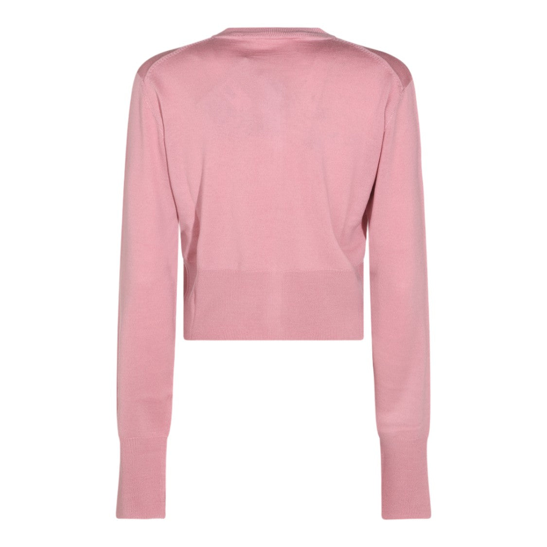 Vivienne Westwood Cropped Cardigan Sweater With Button-Down Front And Emblem Detail