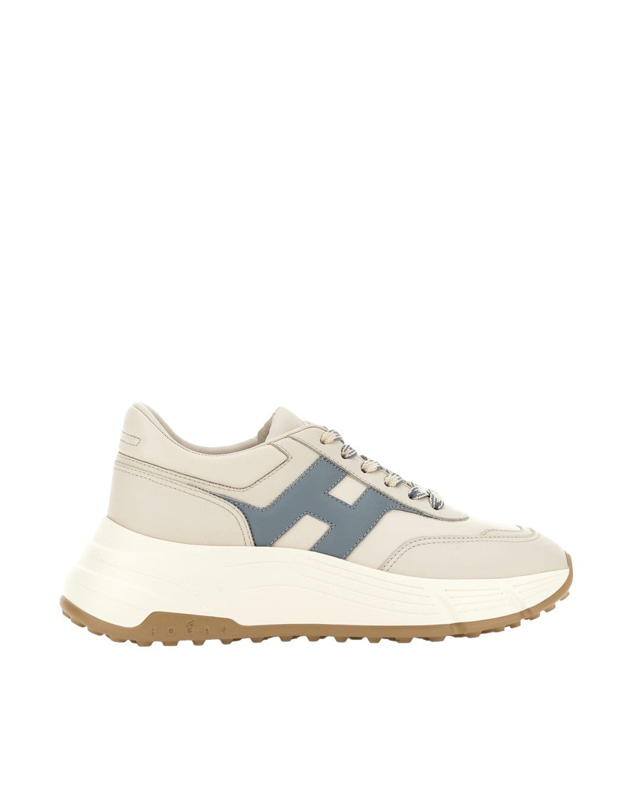 Hogan Elevated Platform Sneakers With Soft Nappa Leather