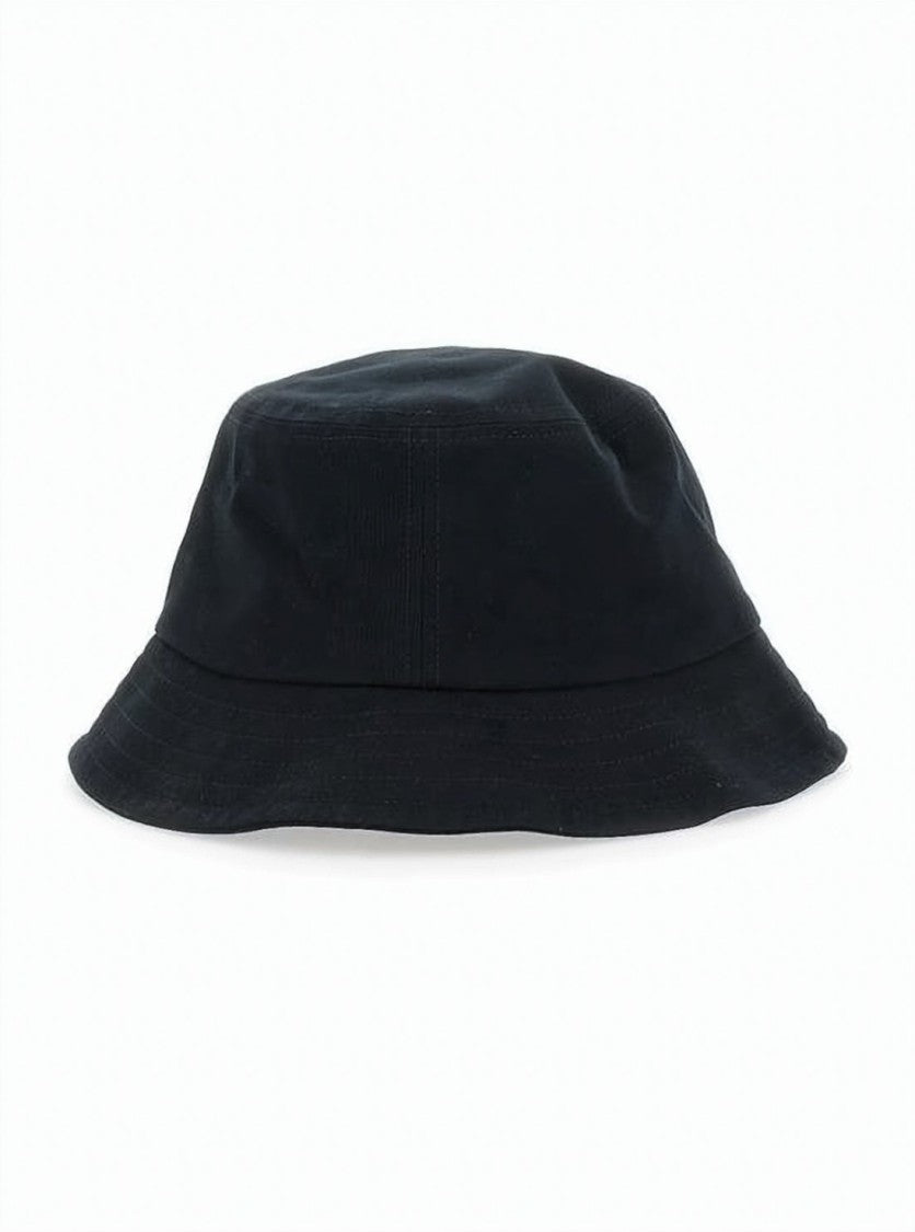 Ami Paris Cotton Bucket Hat With Tonal Logo Detail