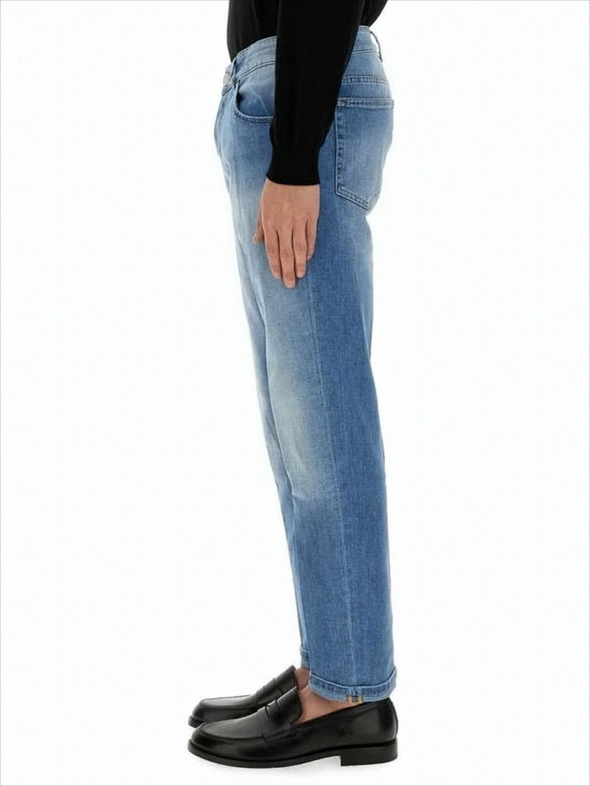 Pt Torino Classic Five-Pocket Denim Pants With Tapered Leg Design