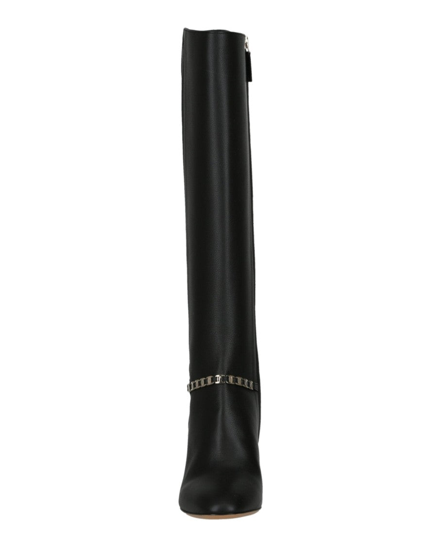Ferragamo Triba Leather Knee-High Boots