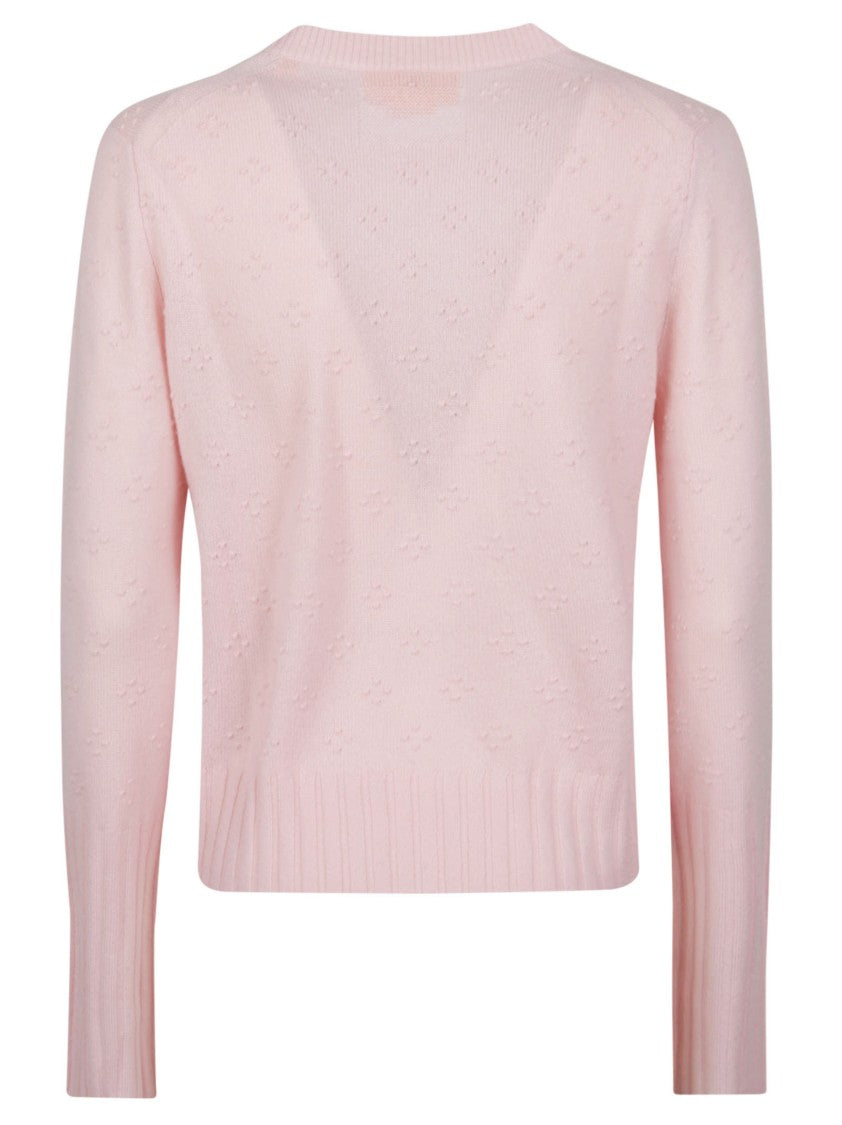 Guest In Residence Compass Textured Cashmere Round Sweater