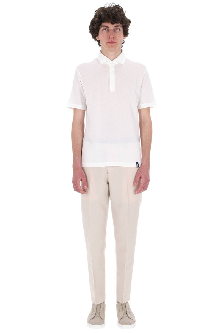 Drumohr Ice Cotton Pure Cotton Polo Shirt