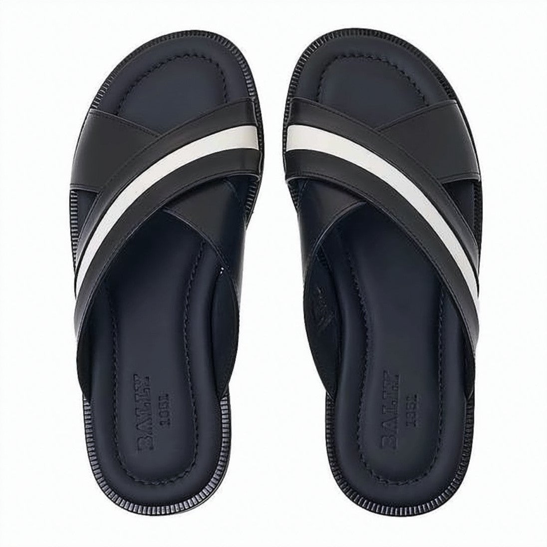 Bally Mules With Crossed Leather Straps
