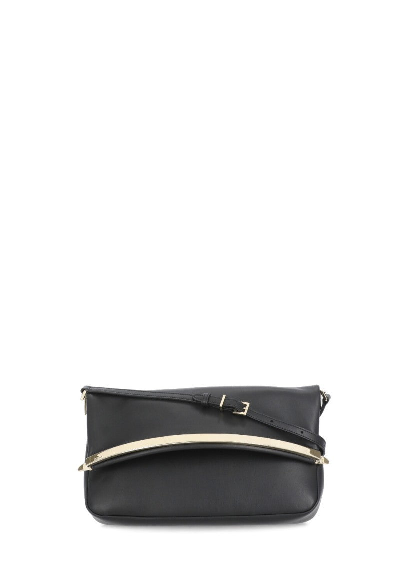 Tod's Black Leather Shoulder Bag