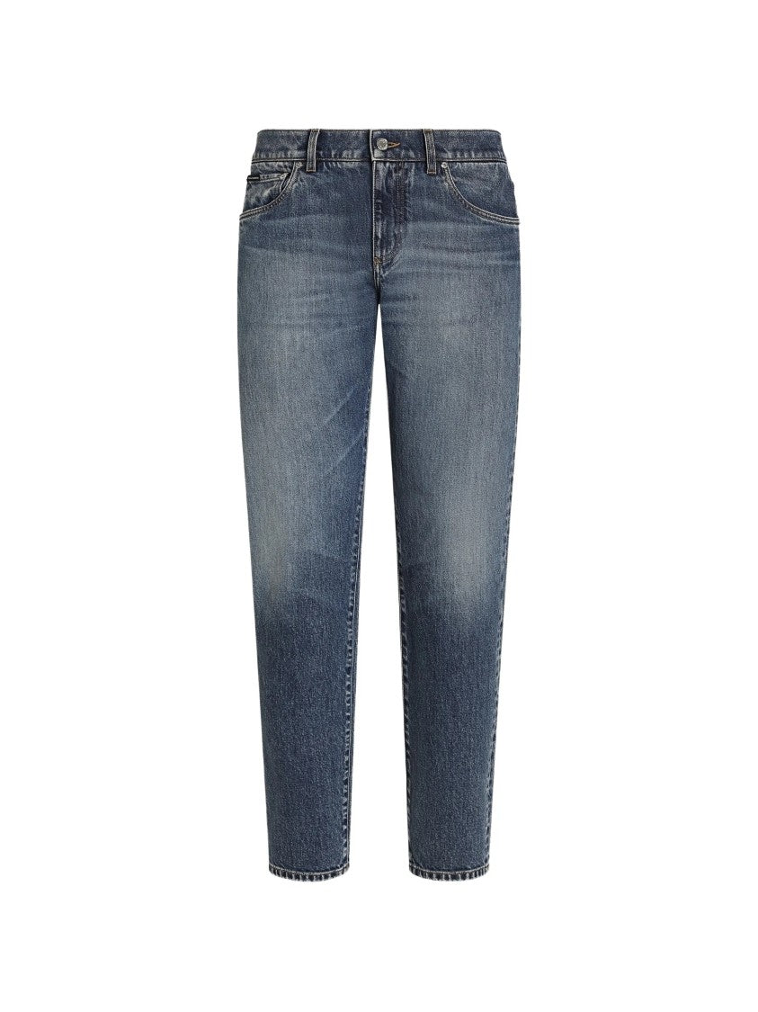 Dolce & Gabbana Classic Straight-Leg Jeans With Subtle Stretch