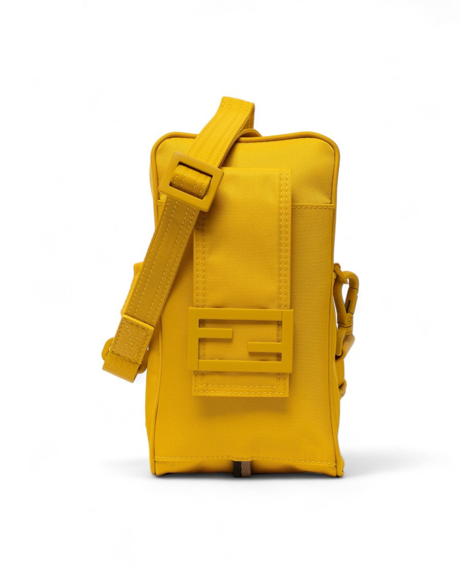 Fendi Cellphone Holder Nylon Ff Yellow