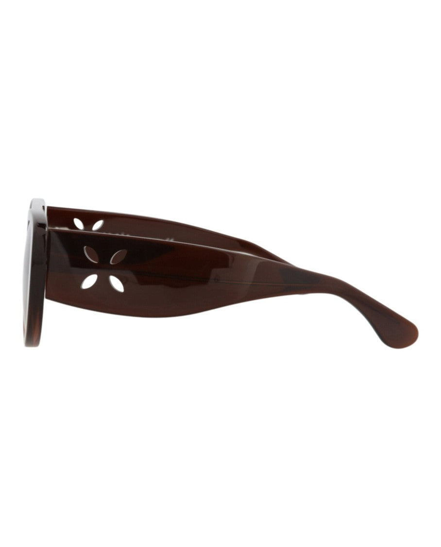 Alaïa Shield-Frame Acetate Sunglasses