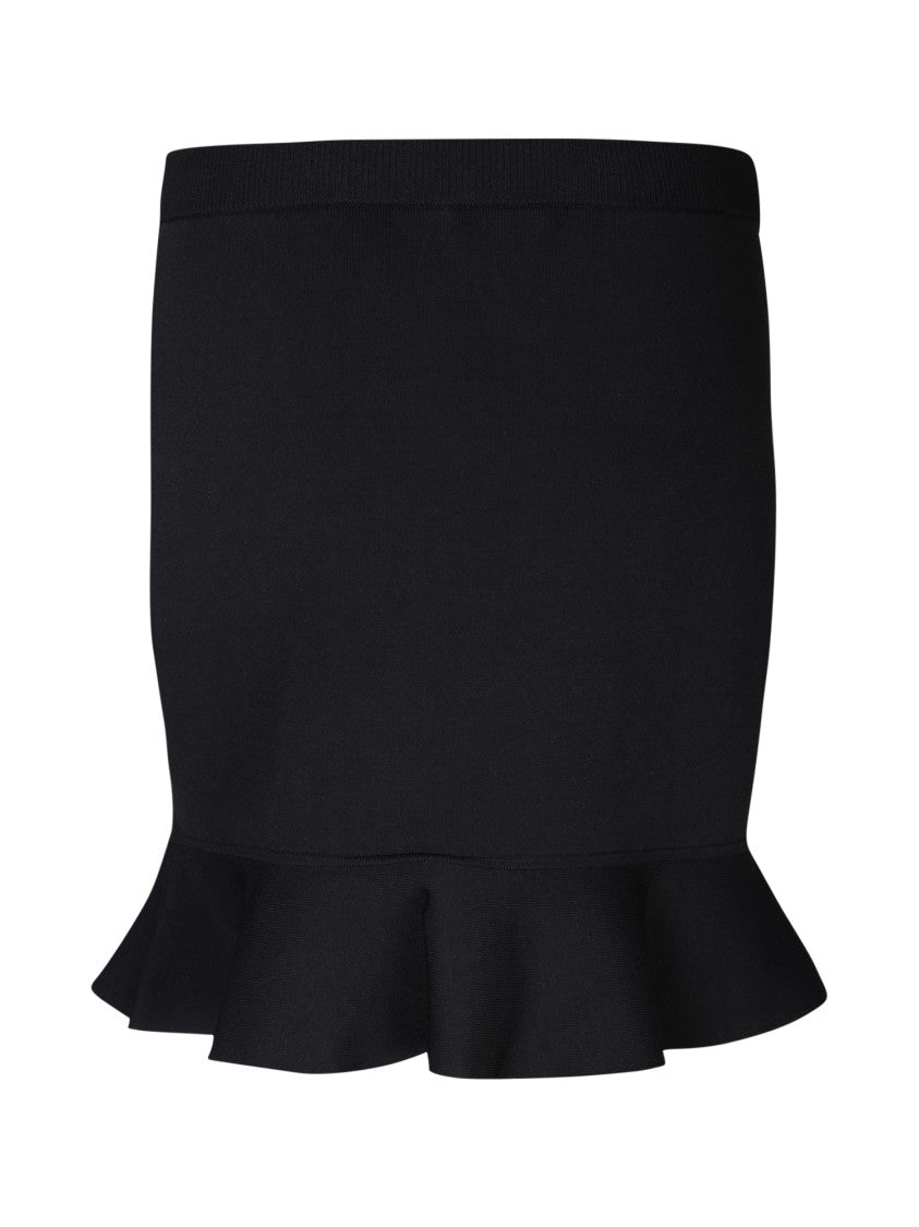 J. W. Anderson Fitted Black Mini Skirt