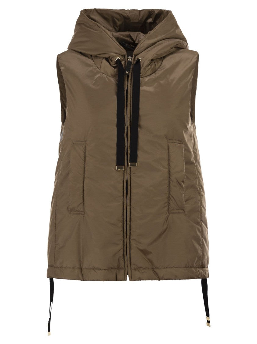 Max Mara Greengo - Sleeveless In Drip-Proof Technical Fabric