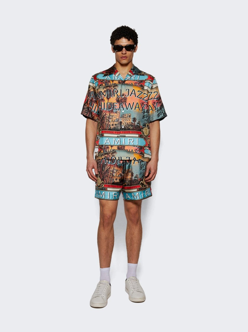 Amiri Jazz Hideaway Camp Shirt Multicolor