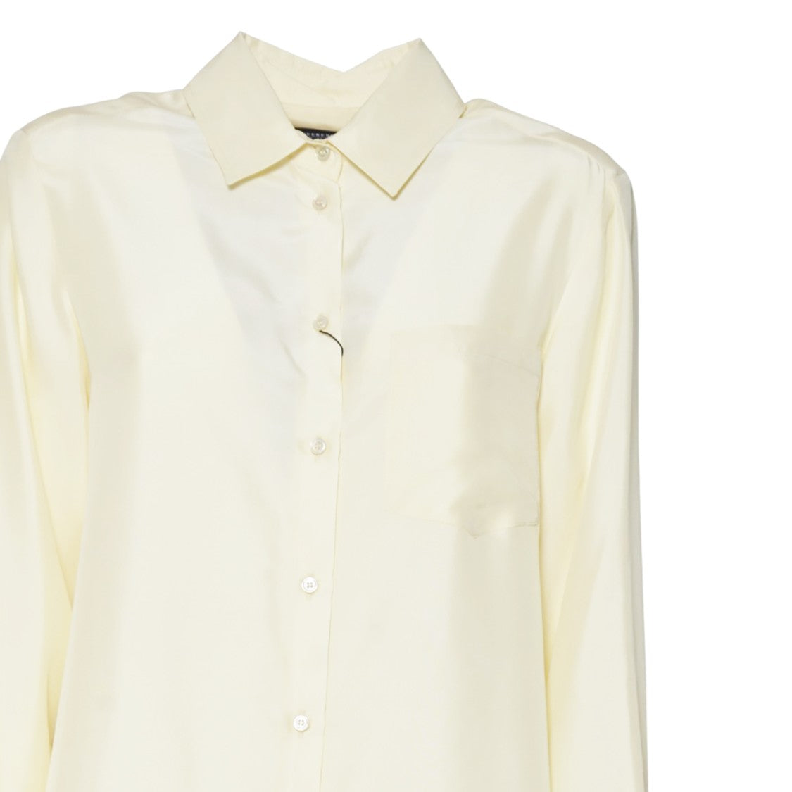 Max Mara Silk Shirt With Classic Collar And Relaxed Fit