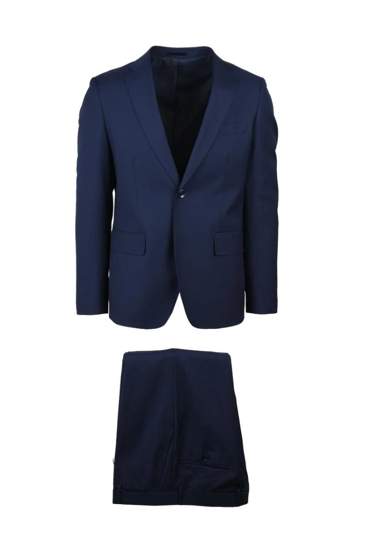 Premier Homme Men's Suit Polyester Viscose - Indigo