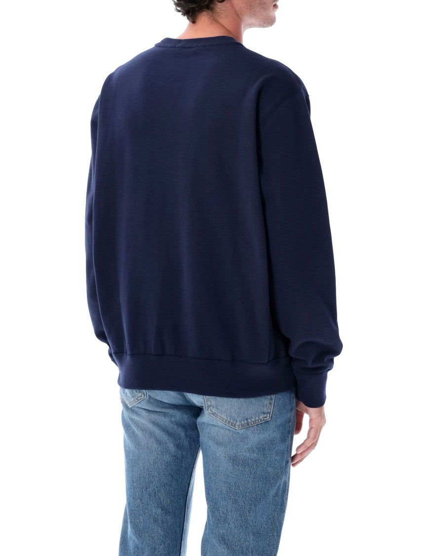Polo Ralph Lauren Crew Neck Sweatshirt With Embroidered Pony Emblem