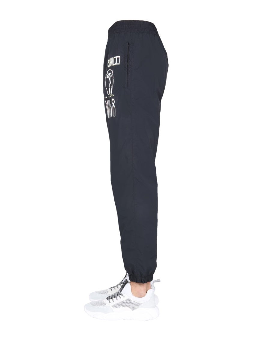 Moschino Relaxed Fit Nylon Jogging Pants