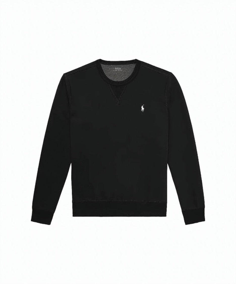 Polo Ralph Lauren Crewneck Sweatshirt With Embroidered Logo And Ribbed Details