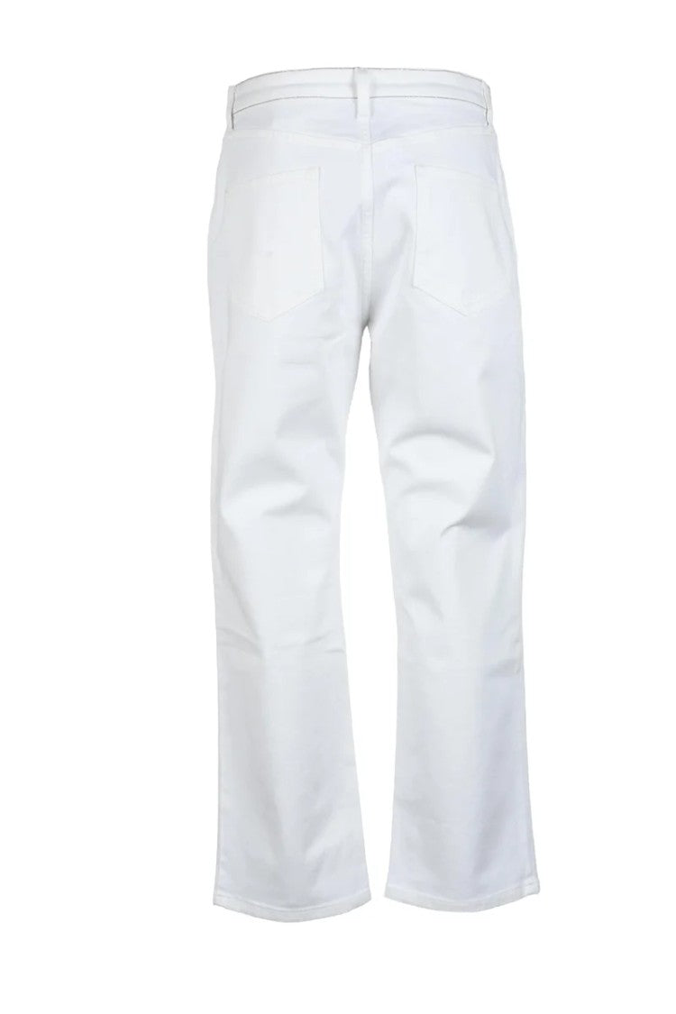 Fabiana Filippi Cotton Elastane Jeans - White