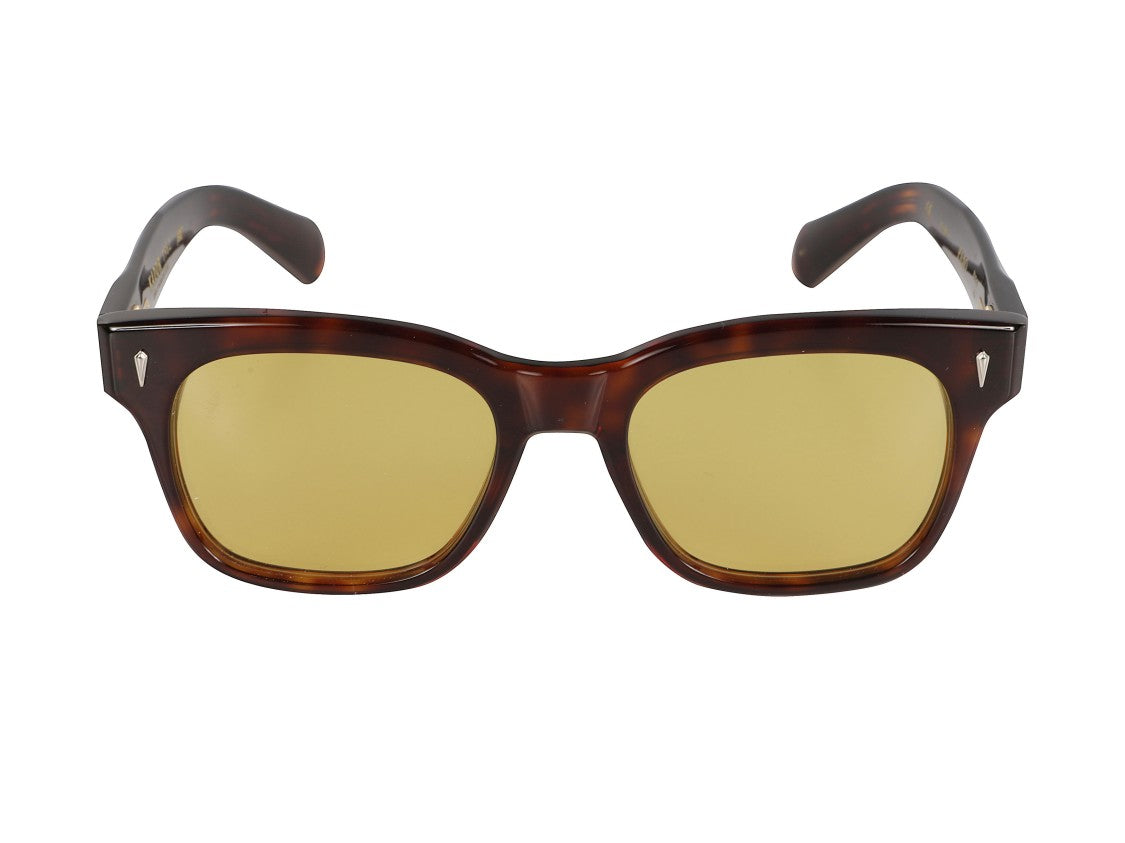 Kador Yellow Paso-S Tortoiseshell Square Sunglasses