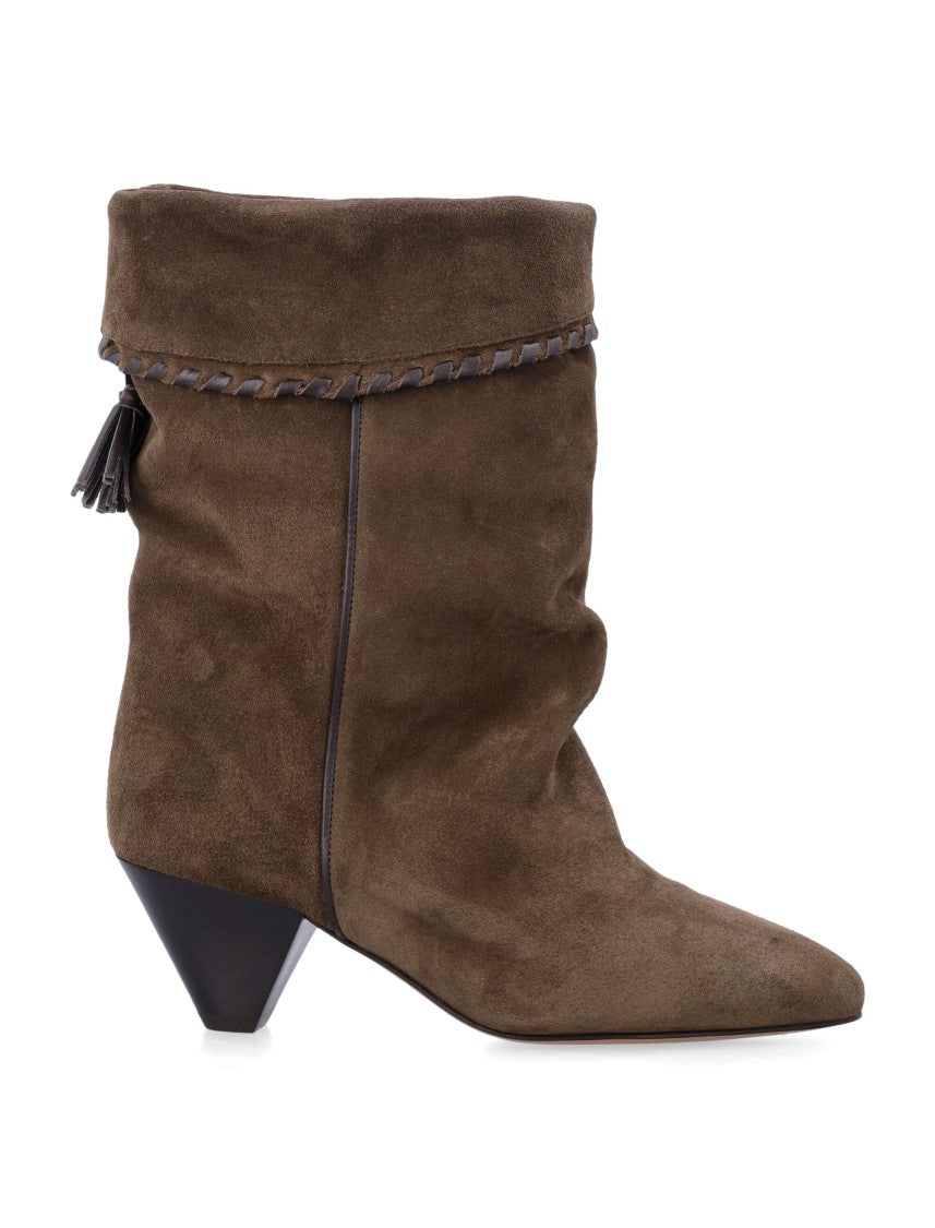 Isabel Marant Dalby Draped Suede Boots