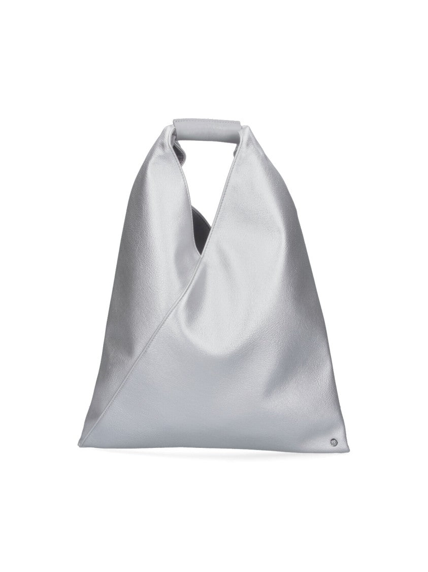 Mm6 By Maison Margiela Silver Japanese Structured Minimalist Bag