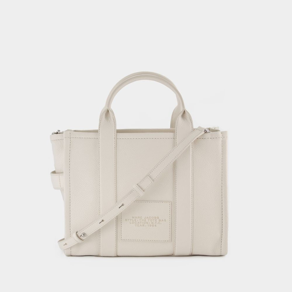 Marc Jacobs The Medium Tote Bag - Leather - Silver