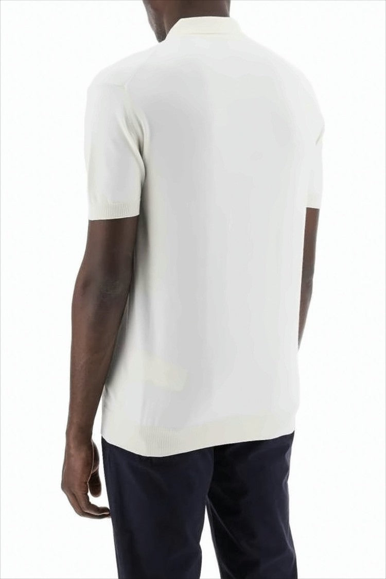 Baracuta Classic Short-Sleeved Polo Shirt With Minimalist Design