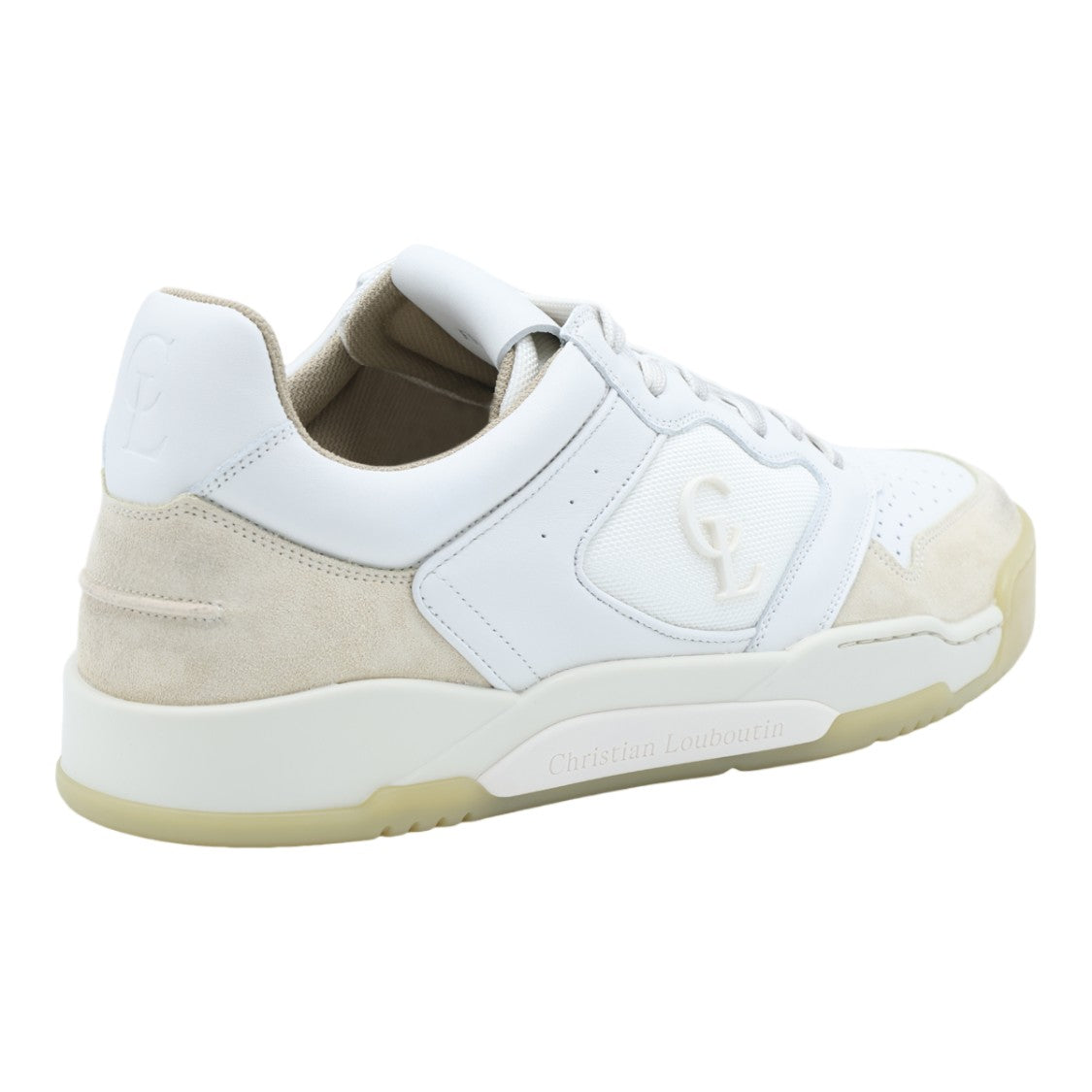 Christian Louboutin Smooth Perforated Panel Low-Top Sneakers