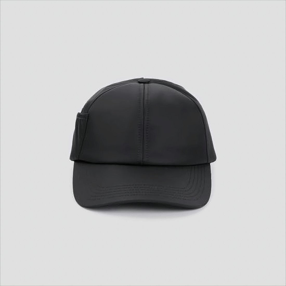 Jacquemus Structured Black Cap With Curved Brim And Distinctive Tag