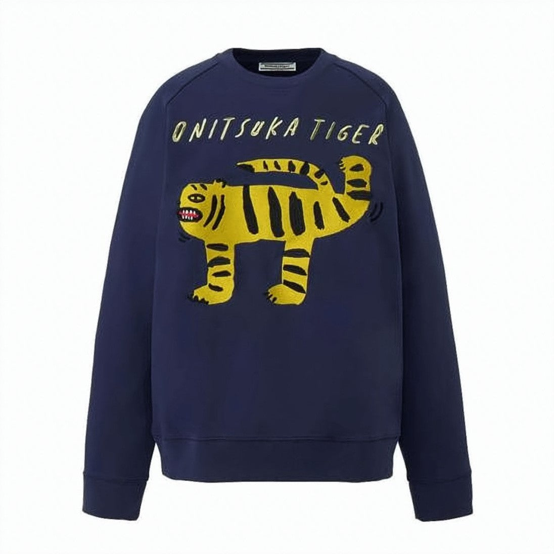 Onitsuka Tiger Deep Navy Long-Sleeve Sweatshirt