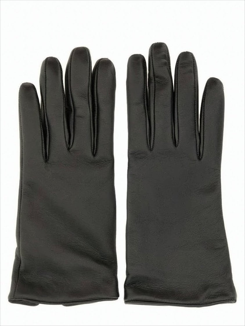 Saint Laurent Lambskin Leather Gloves With Cashmere Lining