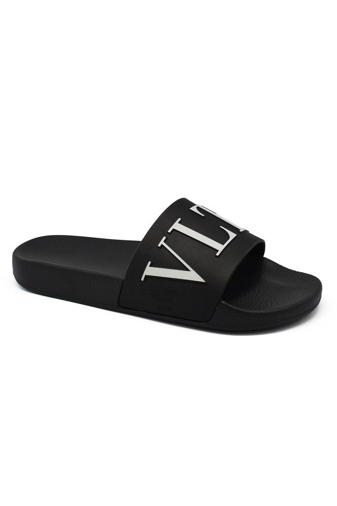 Valentino Garavani Rubber Vltn Flip Flops With Camouflage Sole