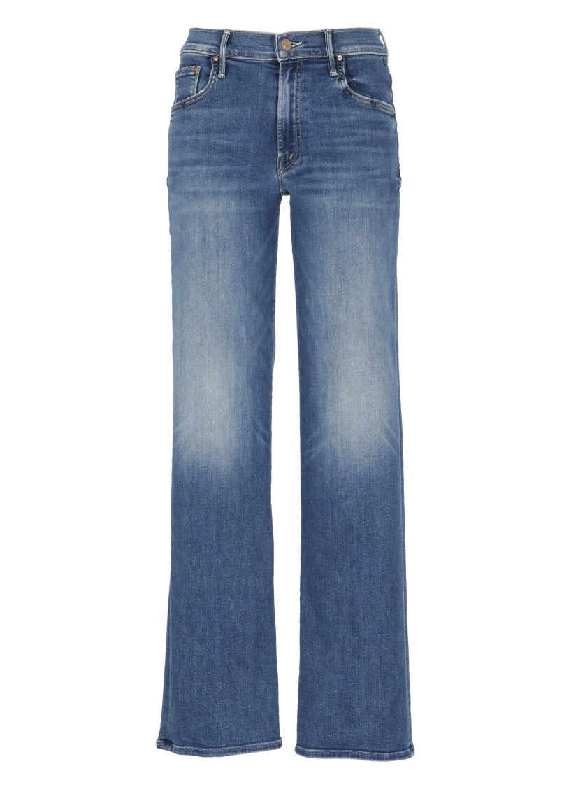 Mother Blue The Mid Rise Maven Sneak Jeans