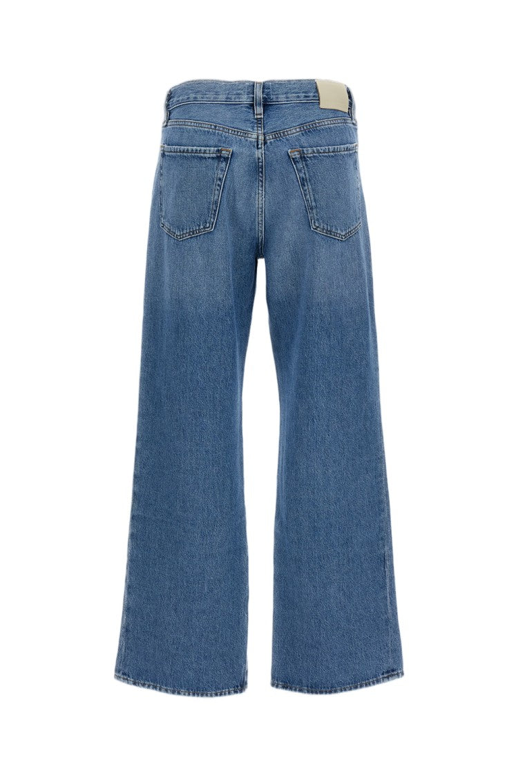 Citizens Of Humanity Blue Track Solstice Rigid Cotton Straight Jeans