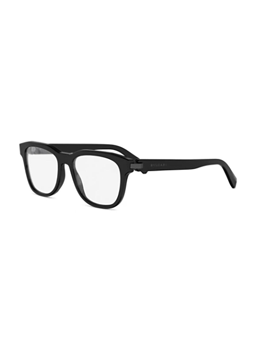 Bulgari Black Bv50078i Rectangular Polished Frames