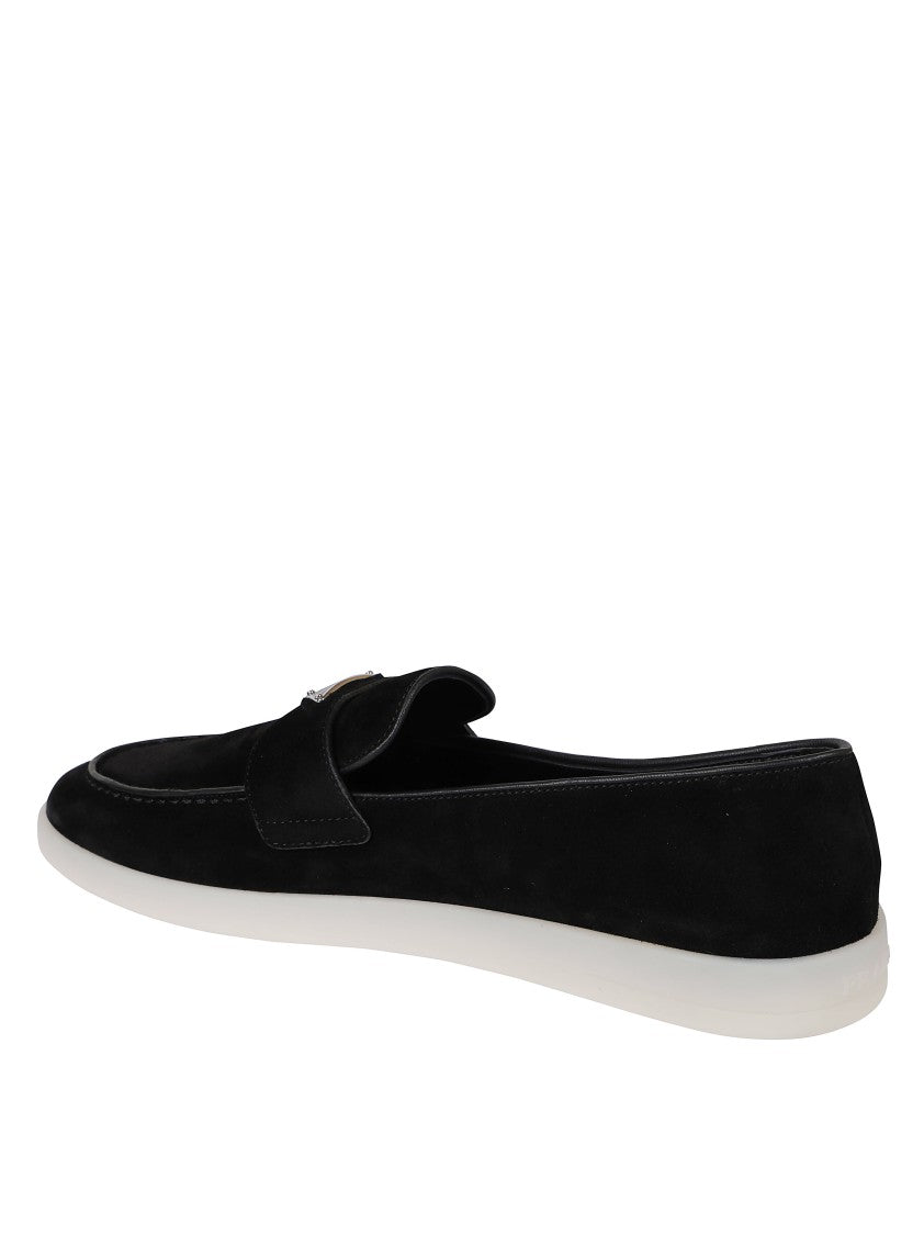 Prada Suede Slip-On Shoes