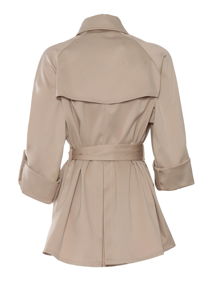 Fay Tailored Double-Breasted Trench Coat