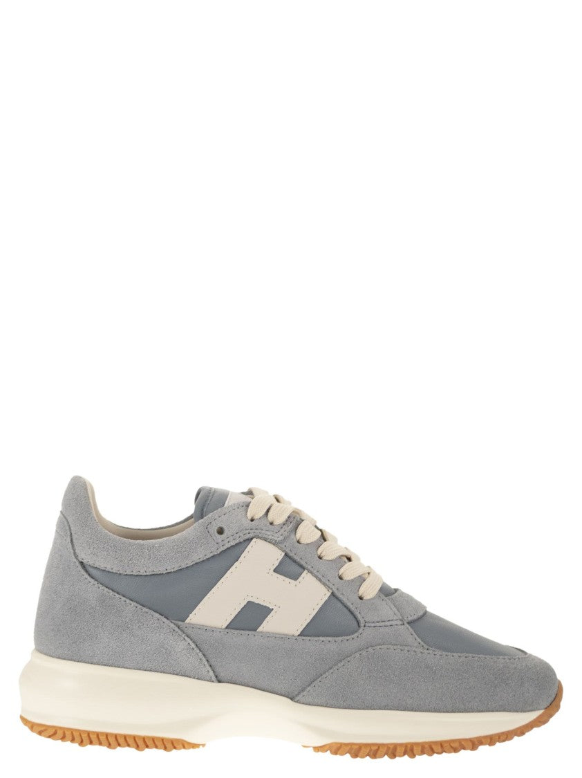 Hogan Interactive - Suede And Fabric Trainers