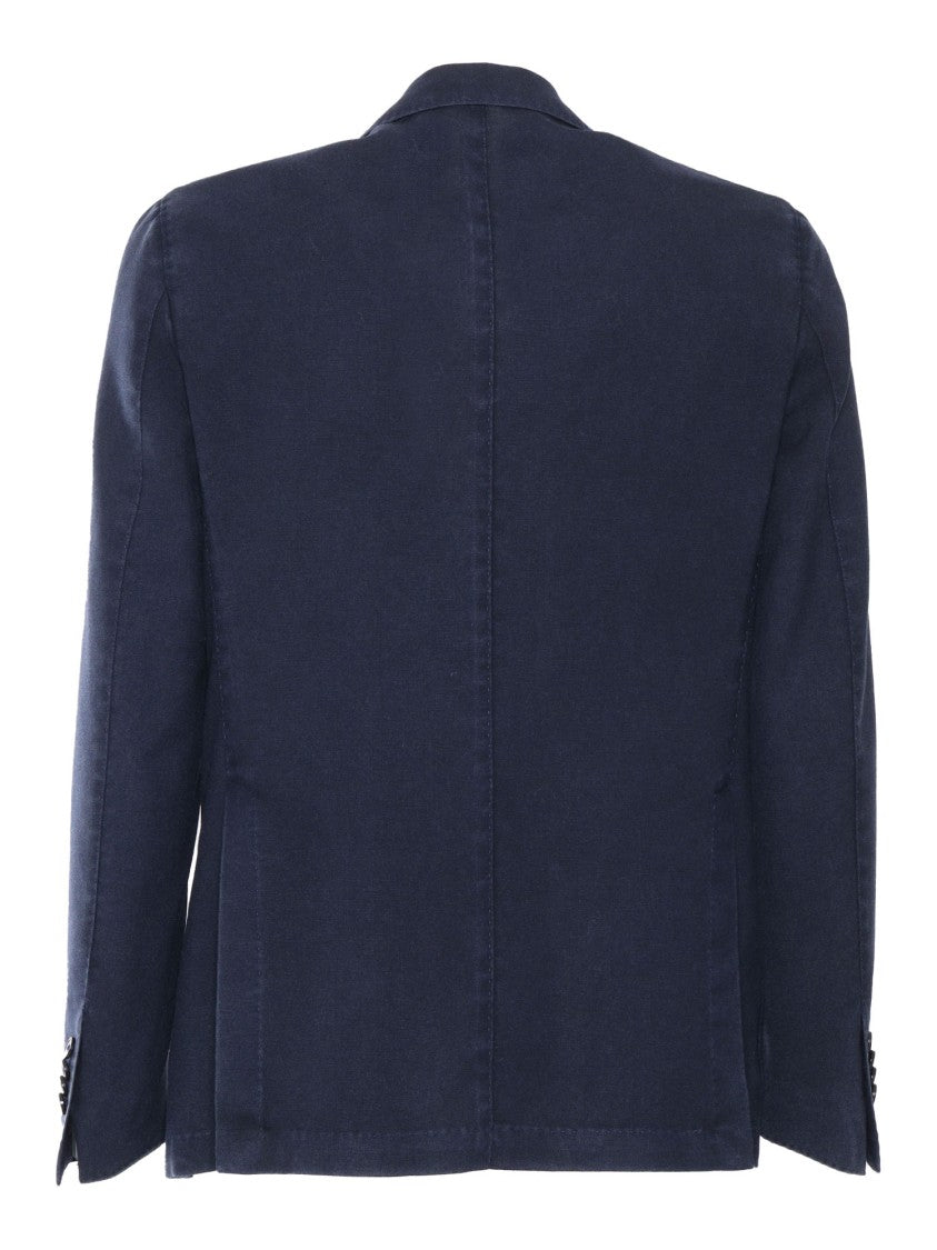 Brando-Lubiam Tailored Virgin Wool Jacket With Notched Lapel