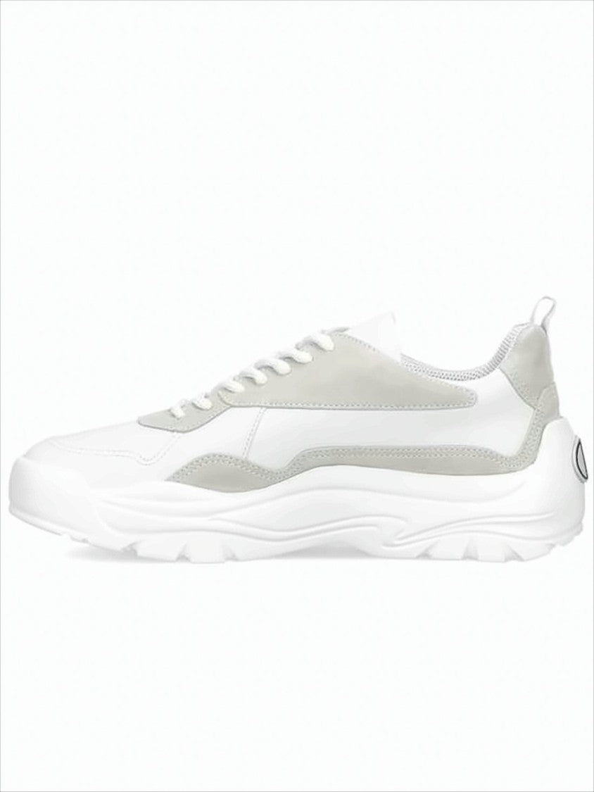 Valentino Garavani White Leather And Suede Sneakers