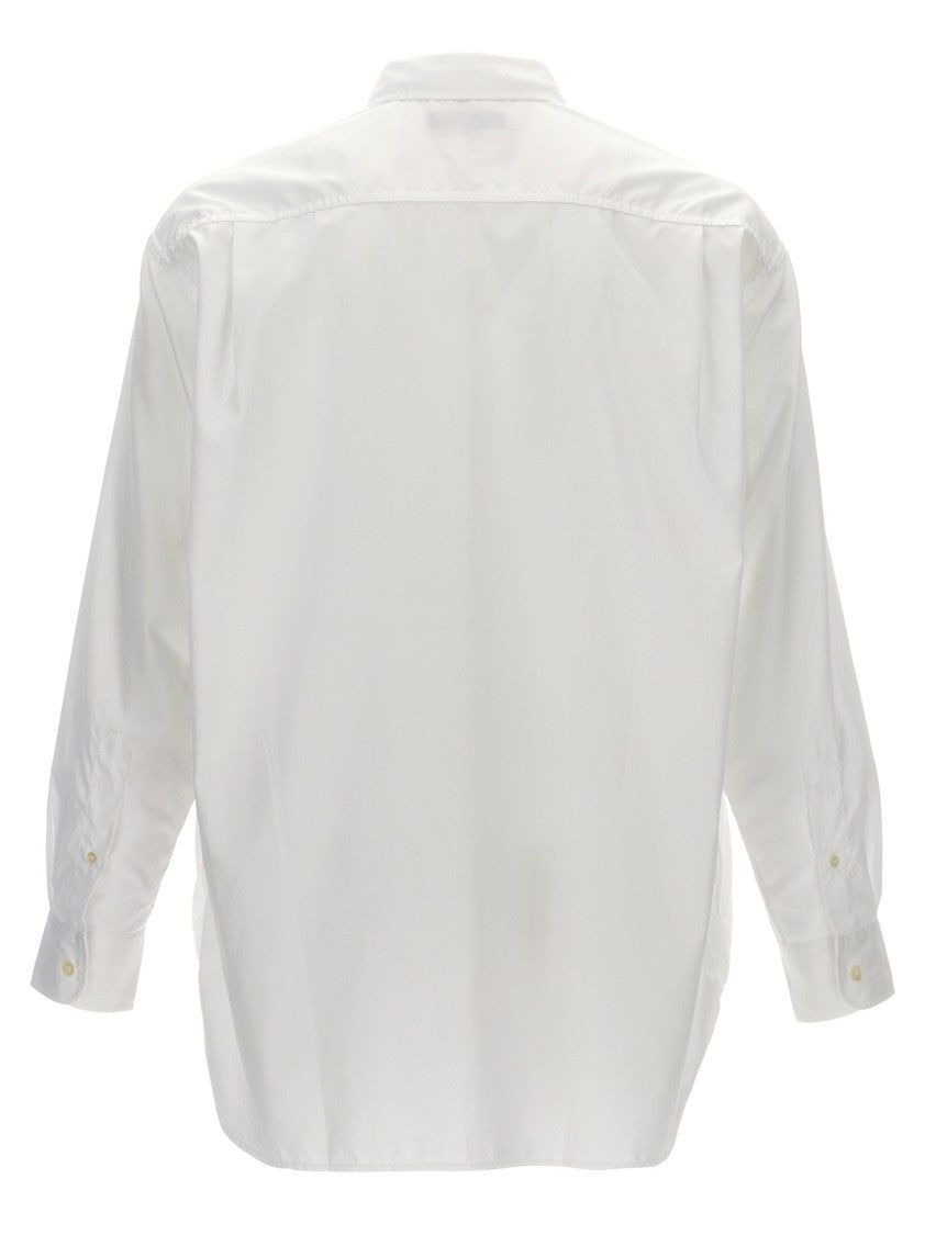 Comme Des Garçons Embroidered Logo Cotton Shirt With Classic Fit