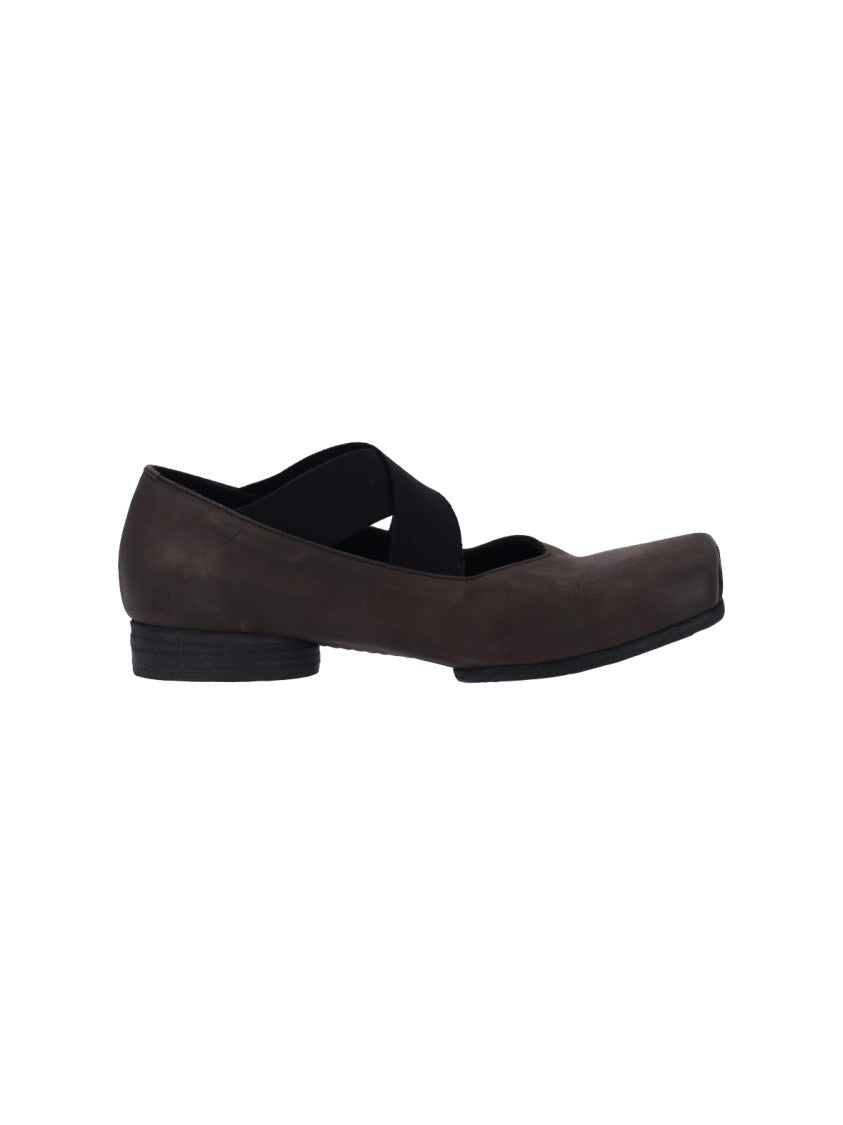 Uma Wang Heeled Ballerinas – Brown