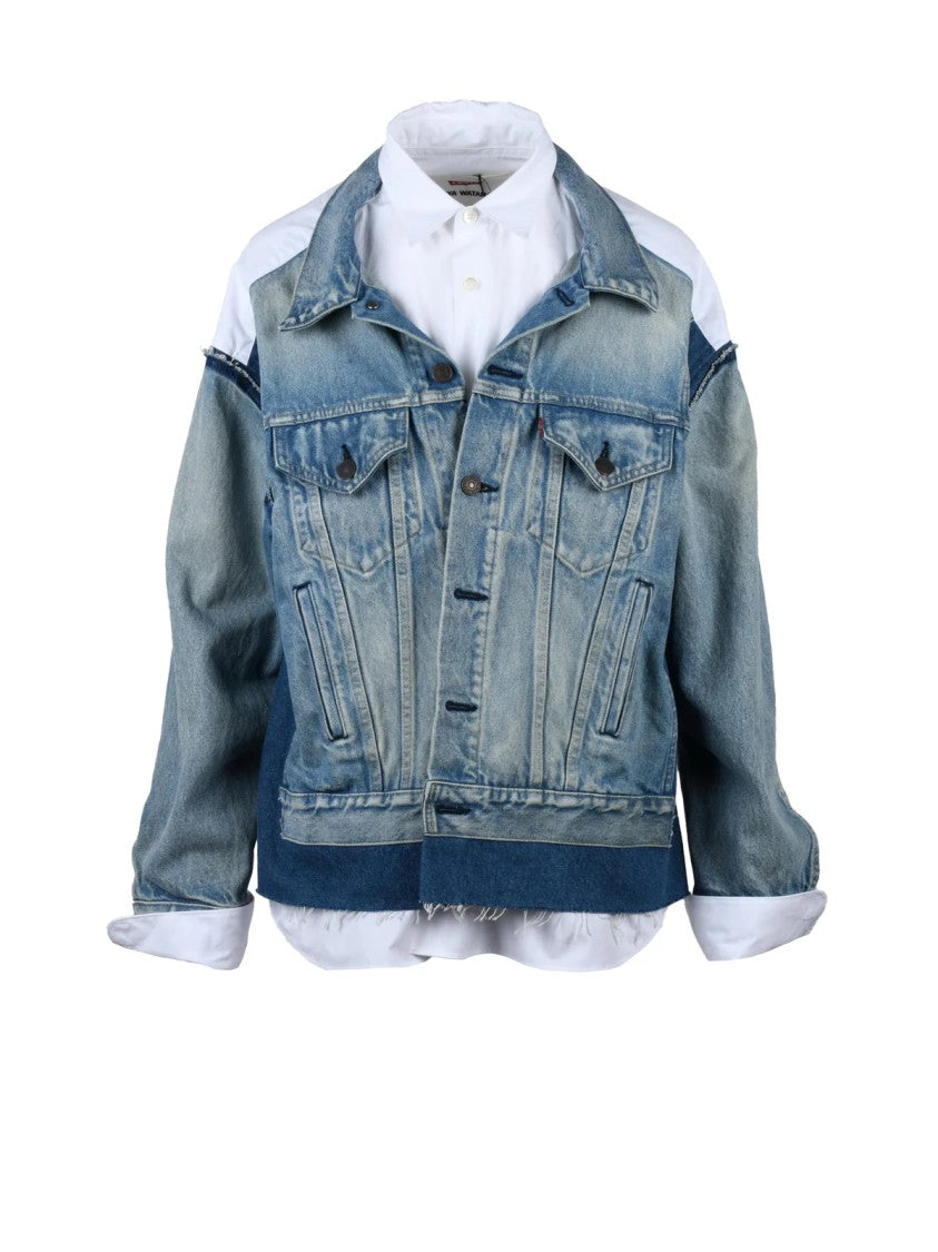 Junya Watanabe X Levi's Light Blue Patchwork Cotton Denim Jacket