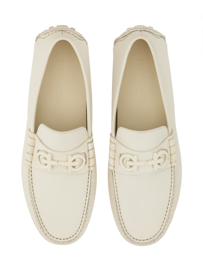 Ferragamo Moccasin With Gancini Ornament